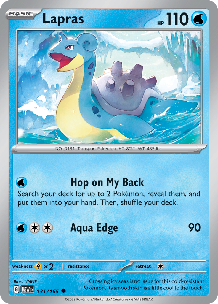 Lapras (131/165) [Scarlet & Violet 151] | Card Merchant Takapuna