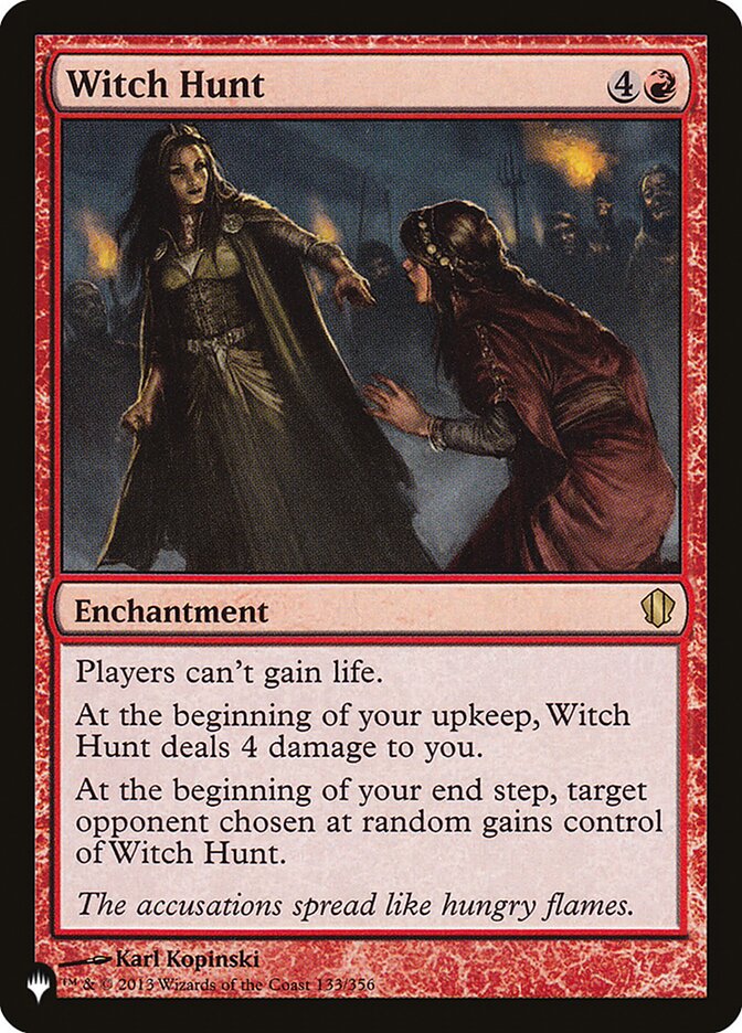 Witch Hunt [The List] | Card Merchant Takapuna