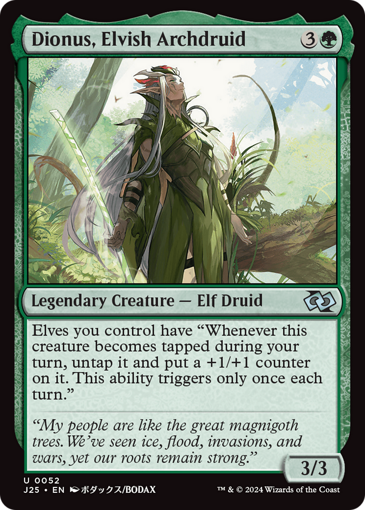 Dionus, Elvish Archdruid [Foundations Jumpstart] | Card Merchant Takapuna