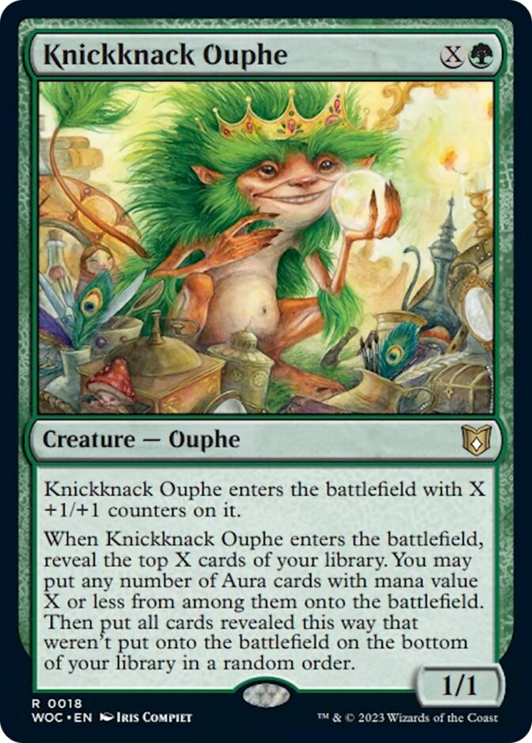 Knickknack Ouphe [Wilds of Eldraine Commander] | Card Merchant Takapuna