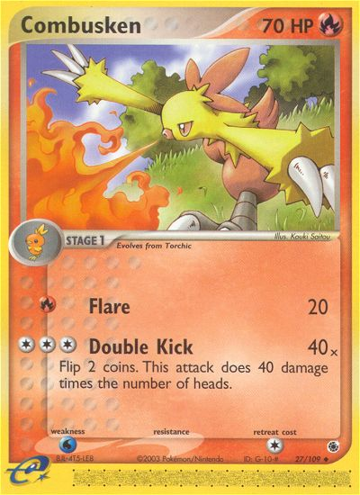 Combusken (27/109) [EX: Ruby & Sapphire] | Card Merchant Takapuna