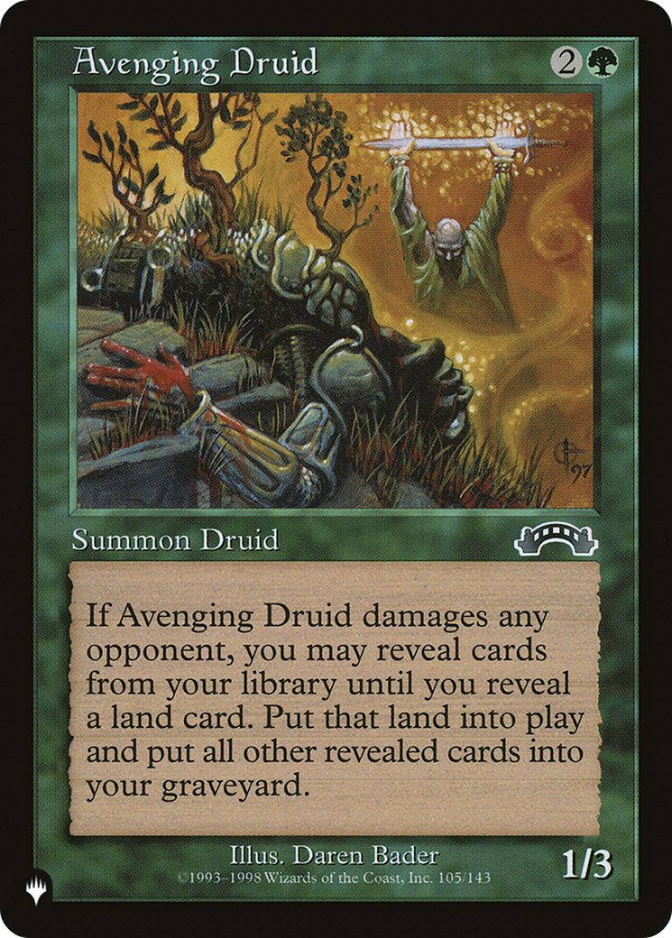 Avenging Druid [The List Reprints] | Card Merchant Takapuna