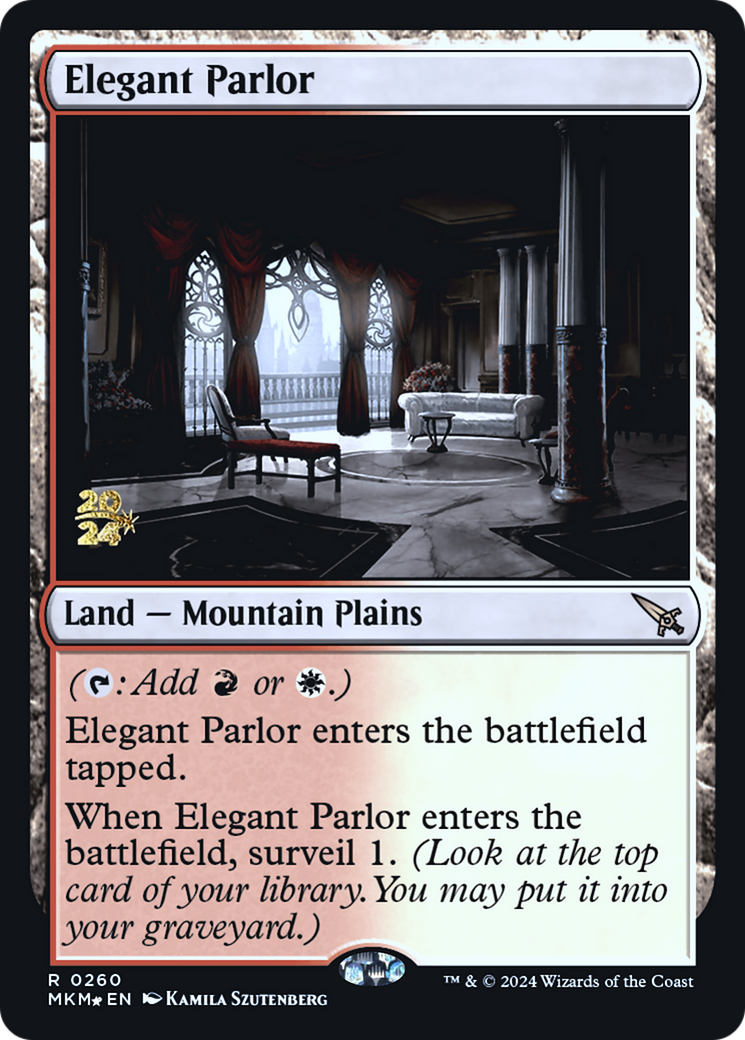 Elegant Parlor [Murders at Karlov Manor Prerelease Promos] | Card Merchant Takapuna