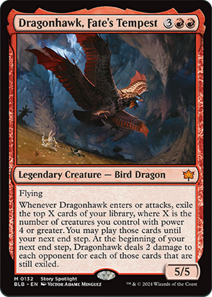 Dragonhawk, Fate's Tempest [Bloomburrow] | Card Merchant Takapuna