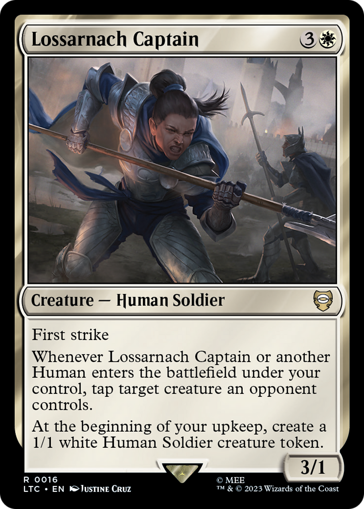 Lossarnach Captain [The Lord of the Rings: Tales of Middle-Earth Commander] | Card Merchant Takapuna