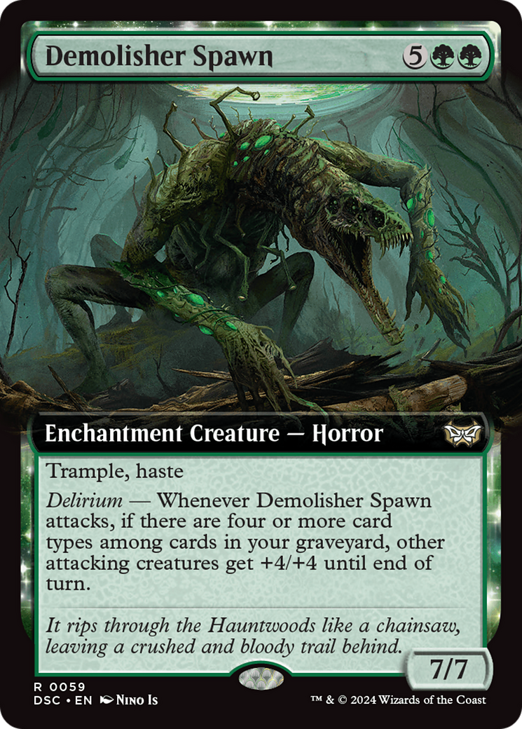 Demolisher Spawn (Extended Art) [Duskmourn: House of Horror Commander] | Card Merchant Takapuna