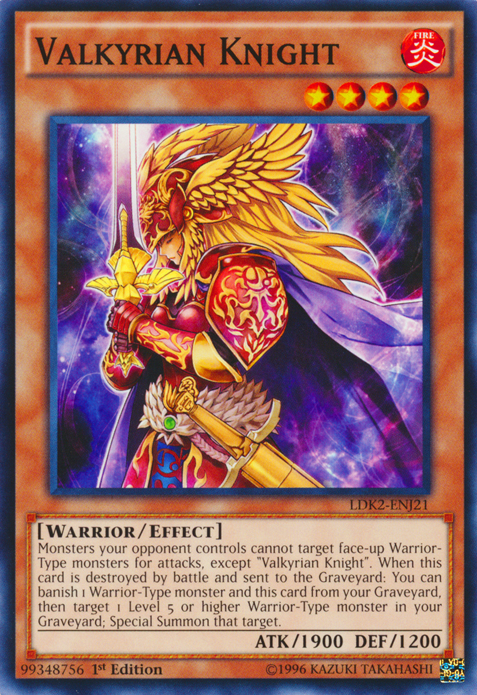 Valkyrian Knight [LDK2-ENJ21] Common | Card Merchant Takapuna