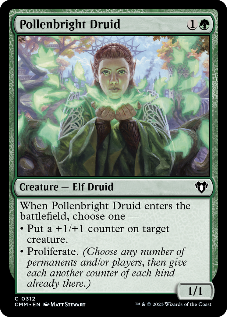 Pollenbright Druid [Commander Masters] | Card Merchant Takapuna