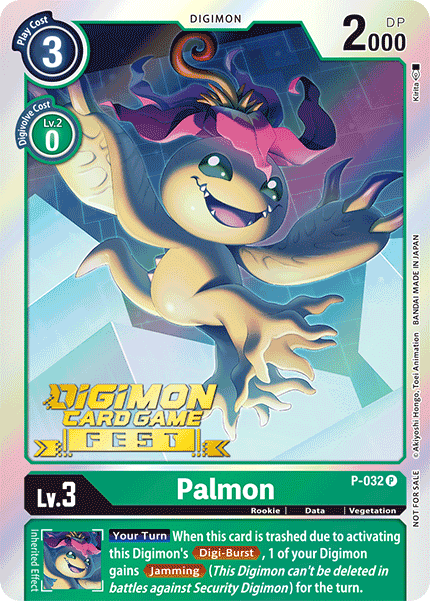 Palmon [P-032] (Digimon Card Game Fest 2022) [Promotional Cards] | Card Merchant Takapuna