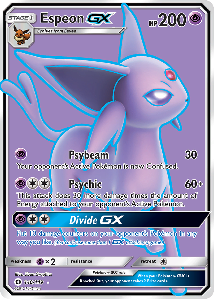 Espeon GX (140/149) [Sun & Moon: Base Set] | Card Merchant Takapuna