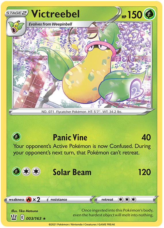 Victreebel (003/163) [Sword & Shield: Battle Styles] | Card Merchant Takapuna