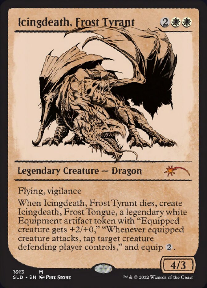 Icingdeath, Frost Tyrant (Showcase) [Secret Lair Drop Series] | Card Merchant Takapuna