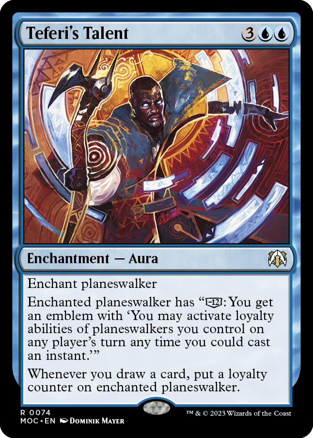 Teferi's Talent [March of the Machine Commander] | Card Merchant Takapuna