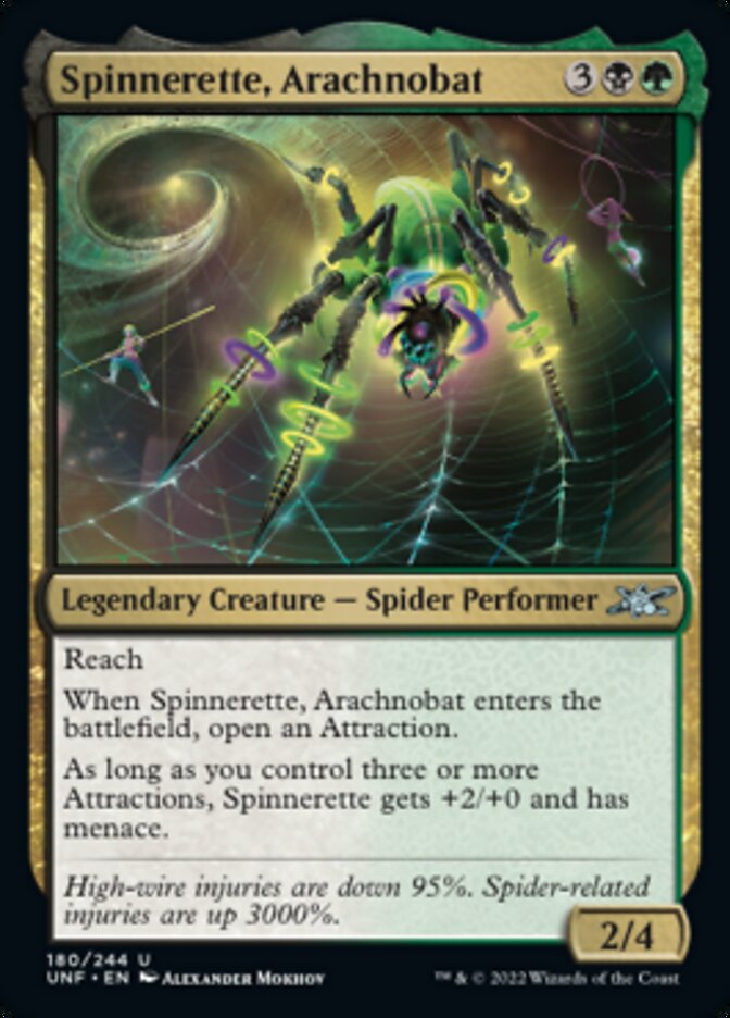 Spinnerette, Arachnobat [Unfinity] | Card Merchant Takapuna