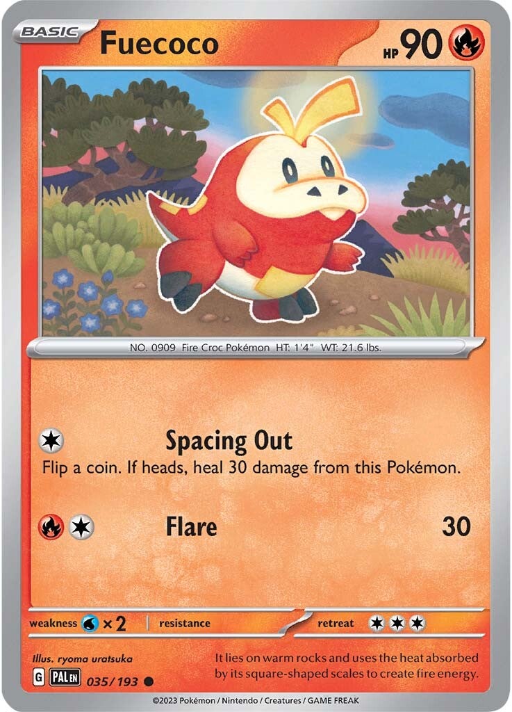 Fuecoco (035/193) [Scarlet & Violet: Paldea Evolved] | Card Merchant Takapuna