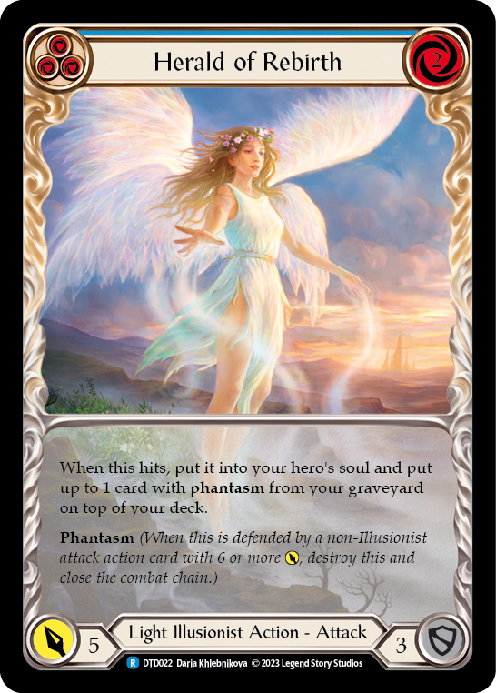 Herald of Rebirth (Blue) [DTD022] (Dusk Till Dawn) | Card Merchant Takapuna