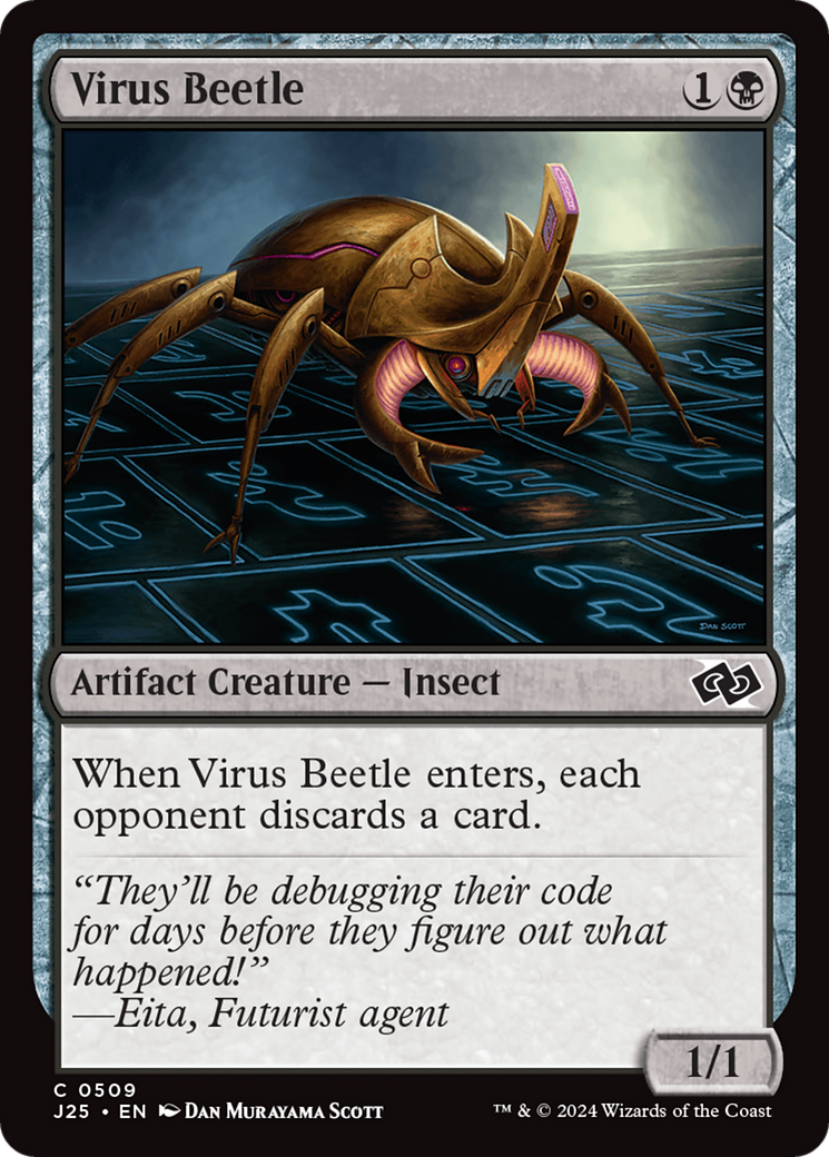 Virus Beetle [Foundations Jumpstart] | Card Merchant Takapuna