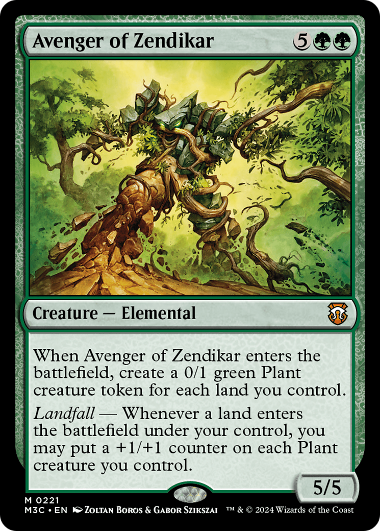 Avenger of Zendikar (Ripple Foil) [Modern Horizons 3 Commander] | Card Merchant Takapuna