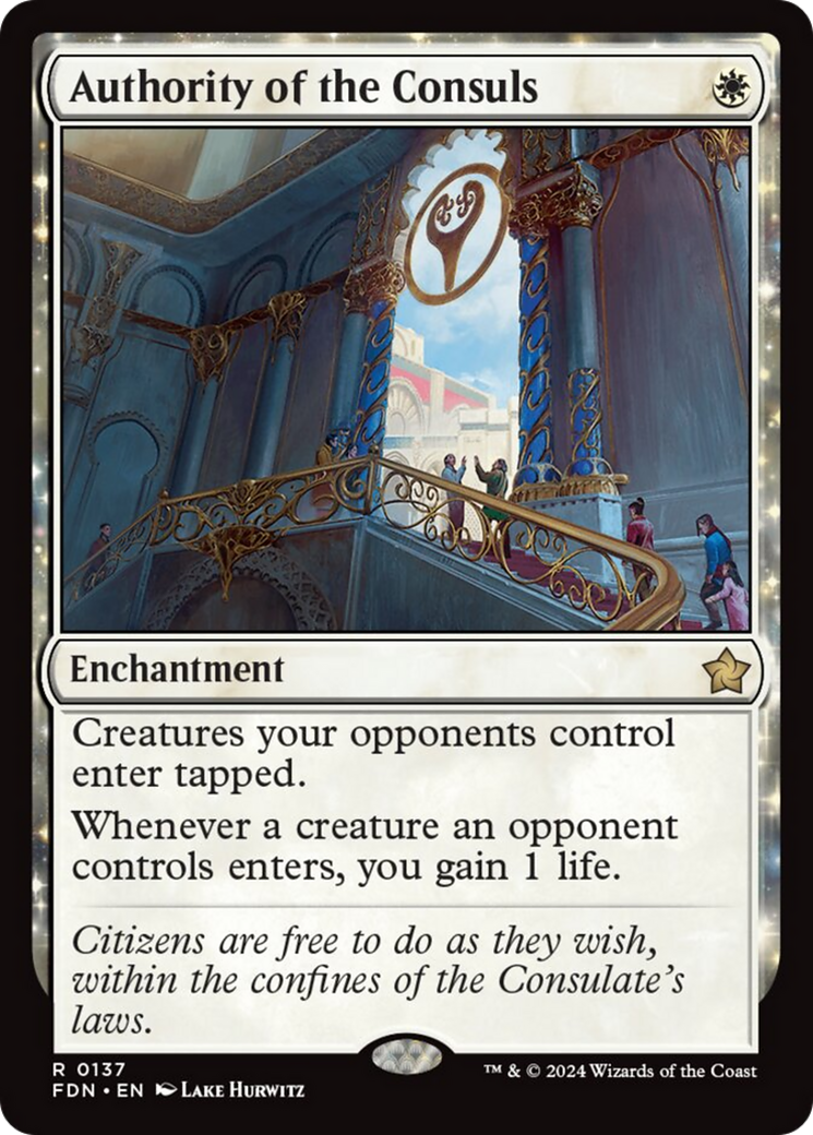 Authority of the Consuls [Foundations] | Card Merchant Takapuna