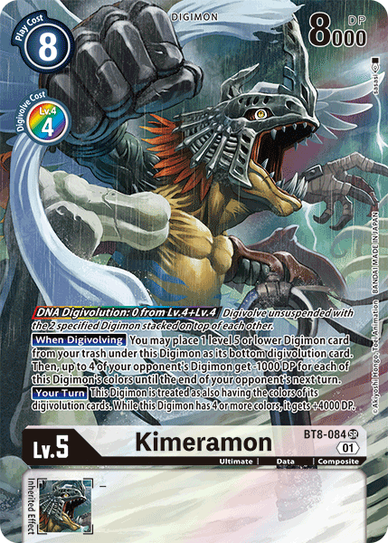 Kimeramon [BT8-084] (Alternate Art) [New Awakening] | Card Merchant Takapuna