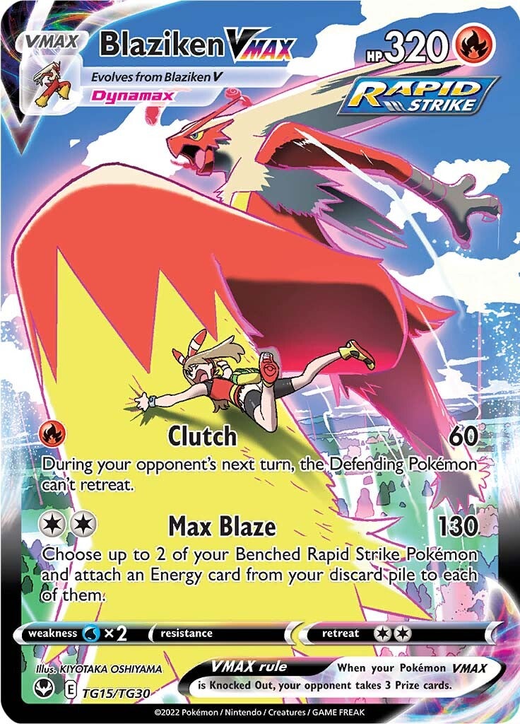 Blaziken VMAX (TG15/TG30) [Sword & Shield: Silver Tempest] | Card Merchant Takapuna