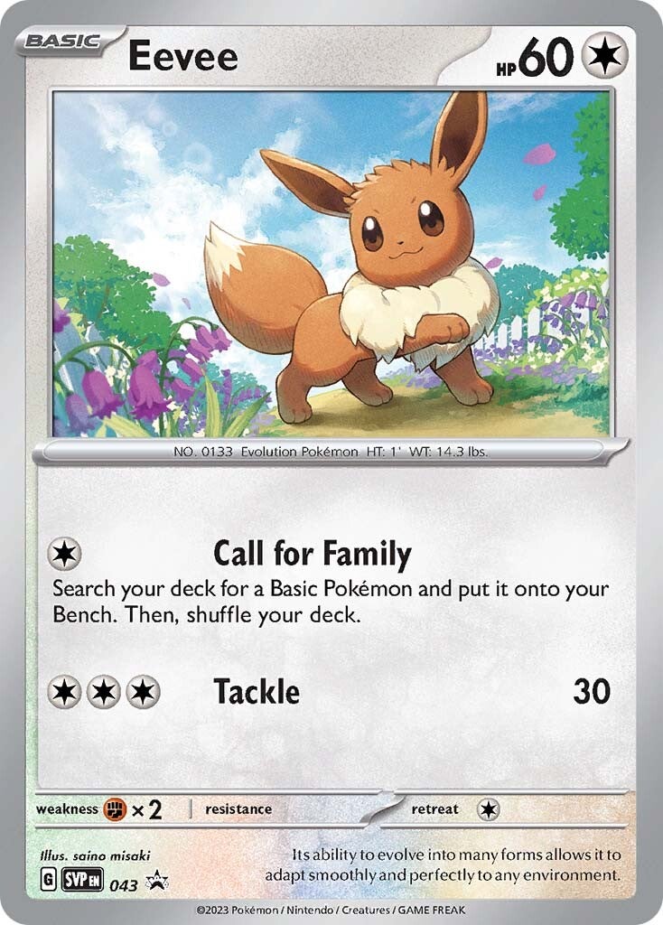 Eevee (043) [Scarlet & Violet: Black Star Promos] | Card Merchant Takapuna