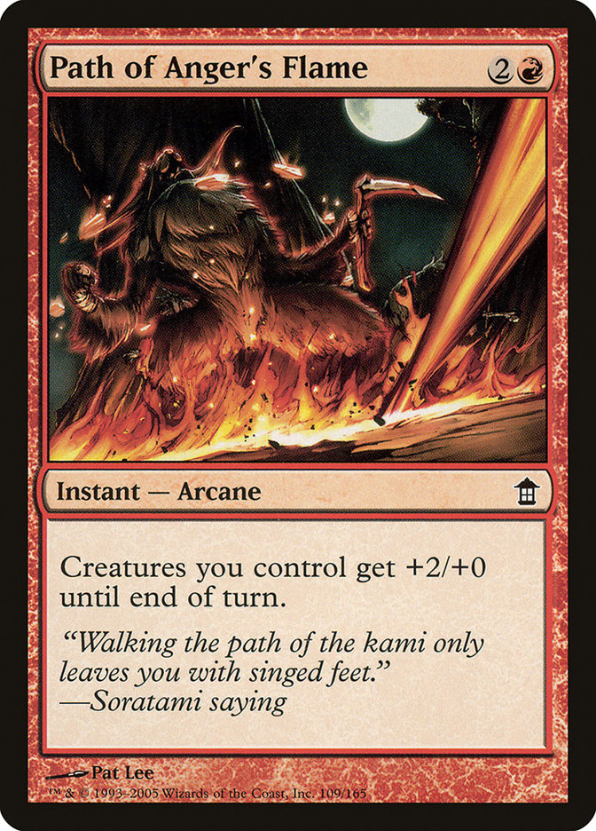 Path of Anger's Flame [Saviors of Kamigawa] | Card Merchant Takapuna