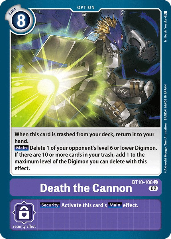 Death the Cannon [BT10-108] [Xros Encounter] | Card Merchant Takapuna