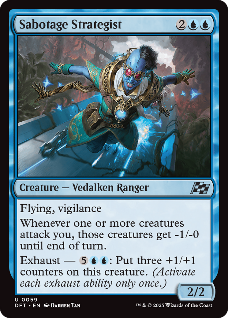 Sabotage Strategist [Aetherdrift] | Card Merchant Takapuna