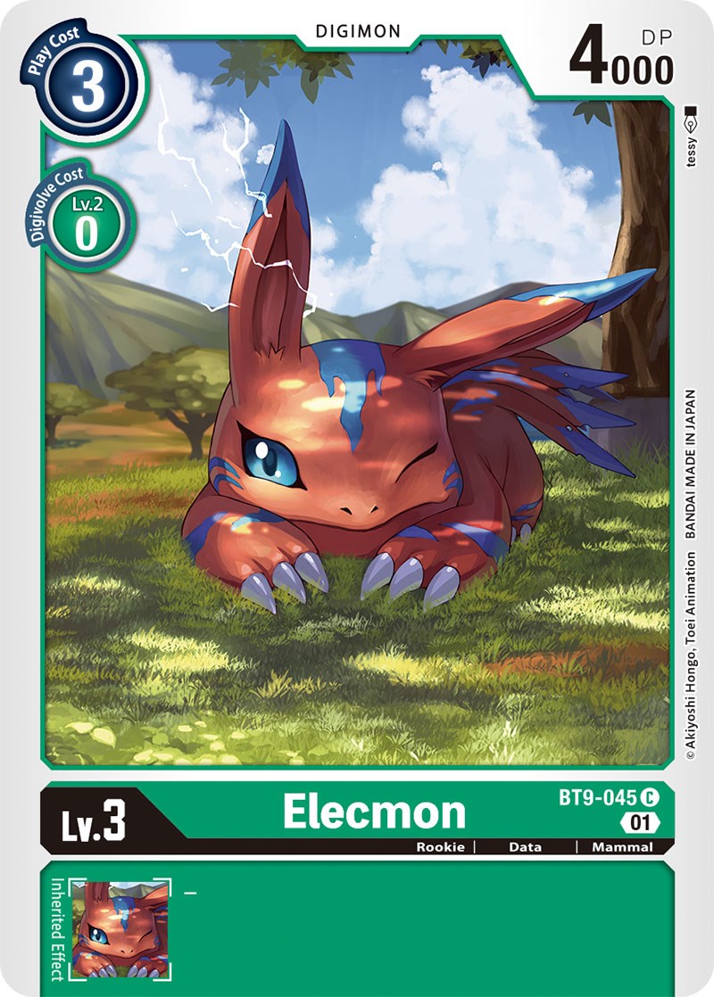 Elecmon [BT9-045] [X Record] | Card Merchant Takapuna