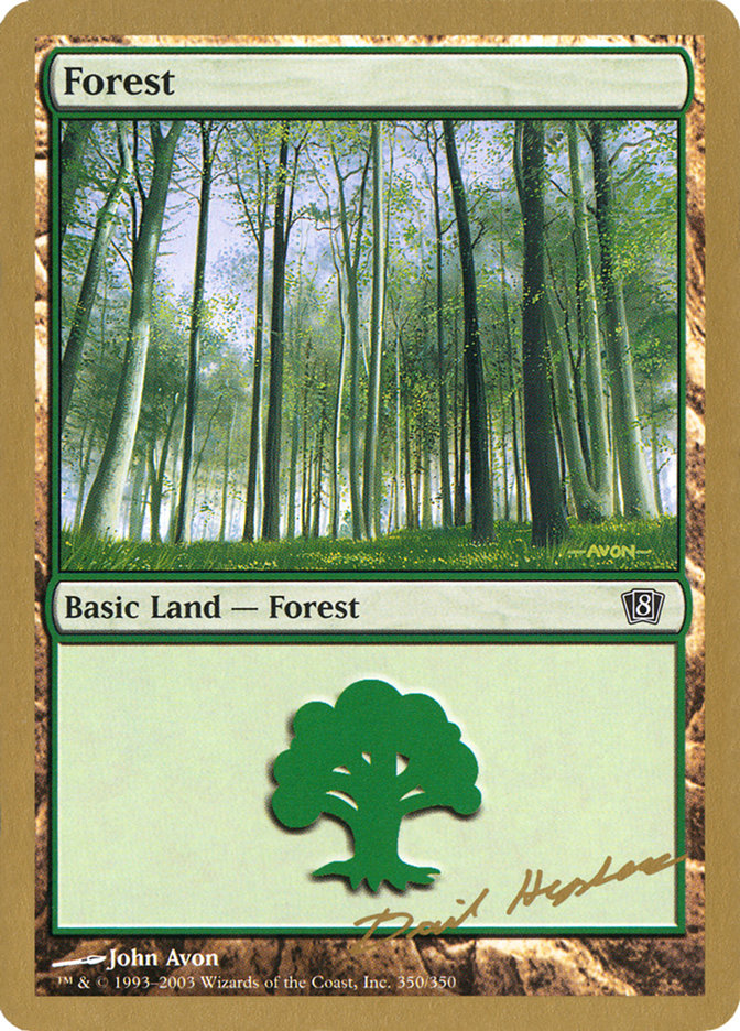 Forest (dh350) (Dave Humpherys) [World Championship Decks 2003] | Card Merchant Takapuna