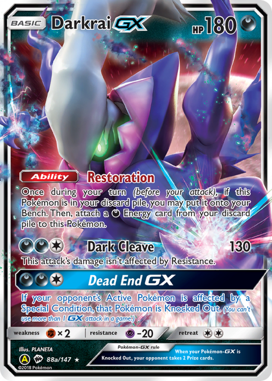 Darkrai GX (88a/147) [Alternate Art Promos] | Card Merchant Takapuna