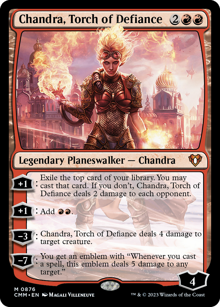 Chandra, Torch of Defiance [Commander Masters] | Card Merchant Takapuna