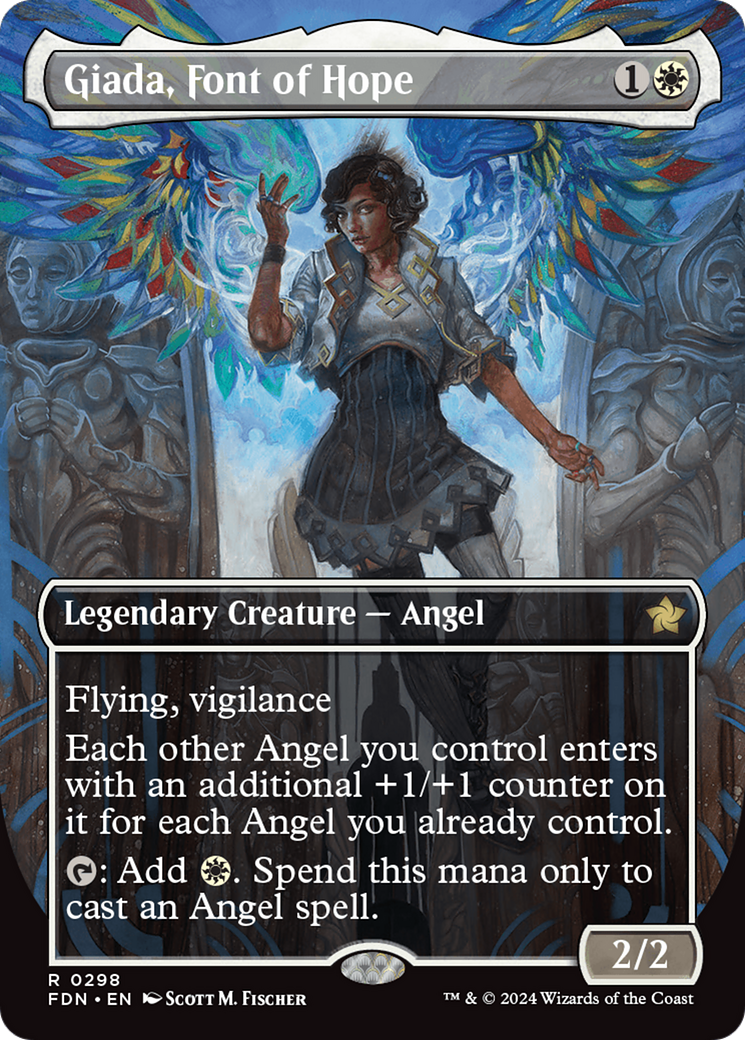 Giada, Font of Hope (Borderless) [Foundations] | Card Merchant Takapuna