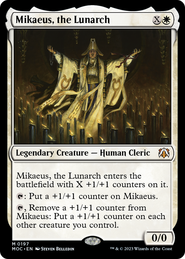 Mikaeus, the Lunarch [March of the Machine Commander] | Card Merchant Takapuna