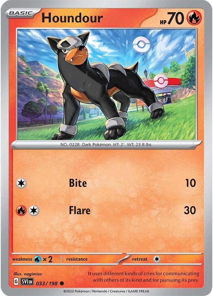 Houndour (033/198) [Scarlet & Violet: Base Set] | Card Merchant Takapuna