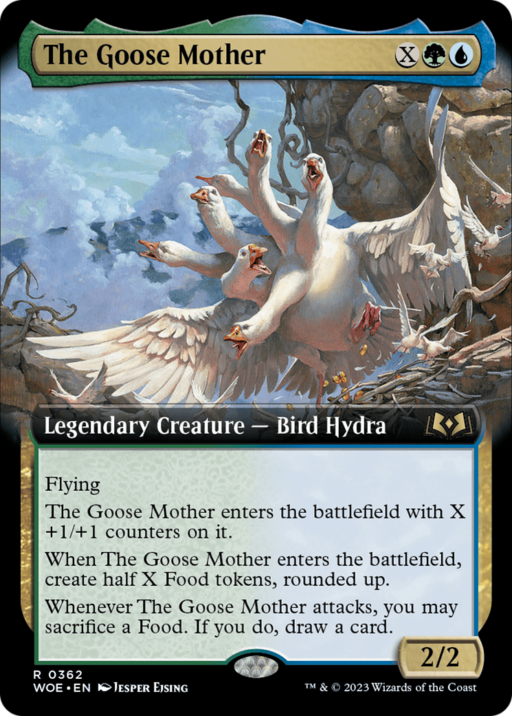 The Goose Mother (Extended Art) [Wilds of Eldraine] | Card Merchant Takapuna