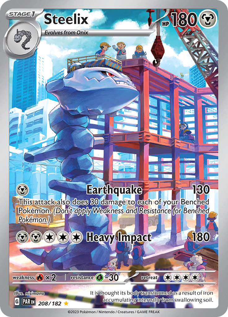 Steelix (208/182) [Scarlet & Violet: Paradox Rift] | Card Merchant Takapuna