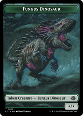 Fungus Dinosaur // Vampire Demon Double-Sided Token [The Lost Caverns of Ixalan Tokens] | Card Merchant Takapuna