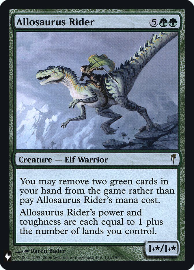 Allosaurus Rider [Mystery Booster] | Card Merchant Takapuna