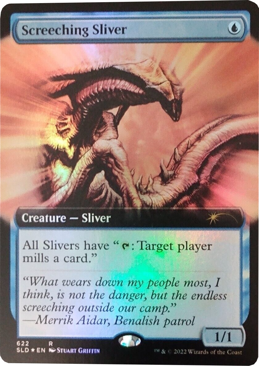 Screeching Sliver (Extended Art) [Secret Lair Drop Promos] | Card Merchant Takapuna