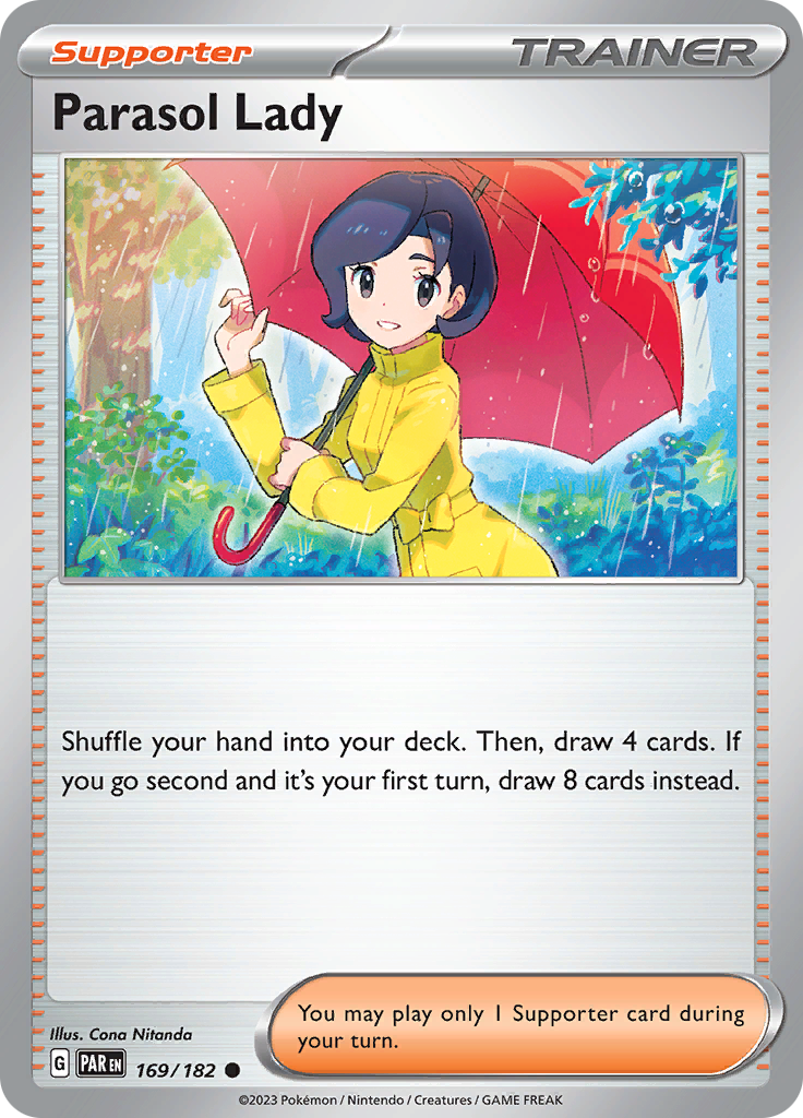 Parasol Lady (169/182) [Scarlet & Violet: Paradox Rift] | Card Merchant Takapuna