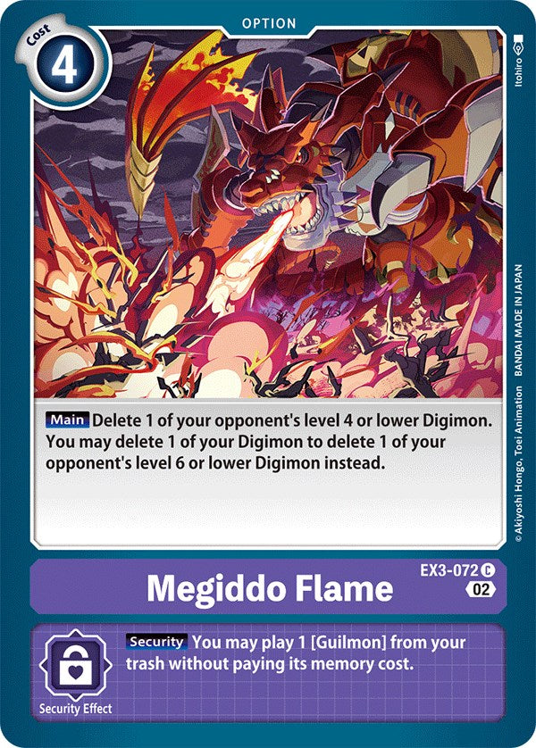 Megiddo Flame [EX3-072] [Draconic Roar] | Card Merchant Takapuna