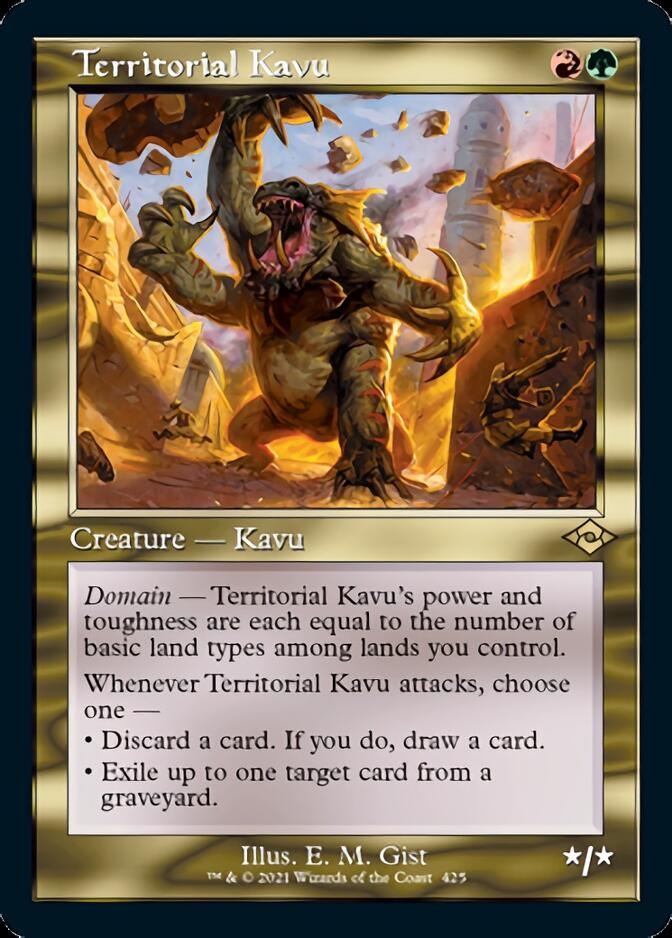 Territorial Kavu (Retro Foil Etched) [Modern Horizons 2] | Card Merchant Takapuna