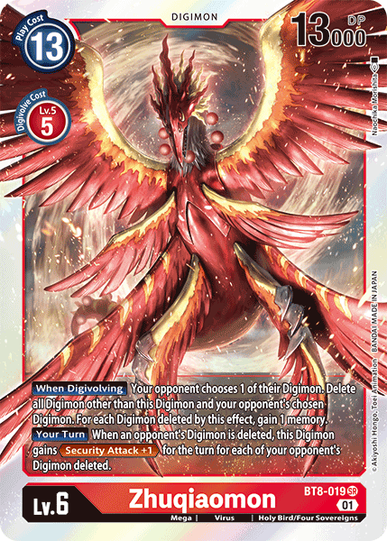 Zhuqiaomon [BT8-019] [New Awakening] | Card Merchant Takapuna