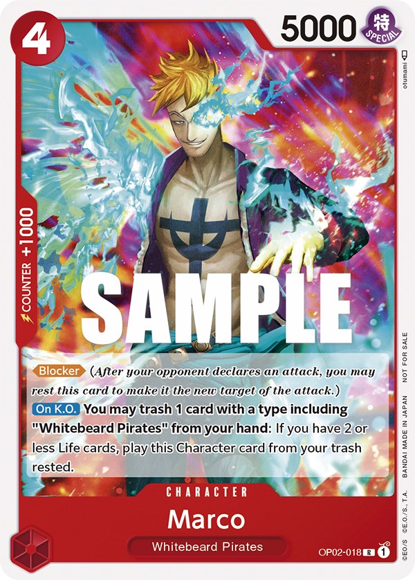 Marco (Promotion Pack 2023) [One Piece Promotion Cards] | Card Merchant Takapuna