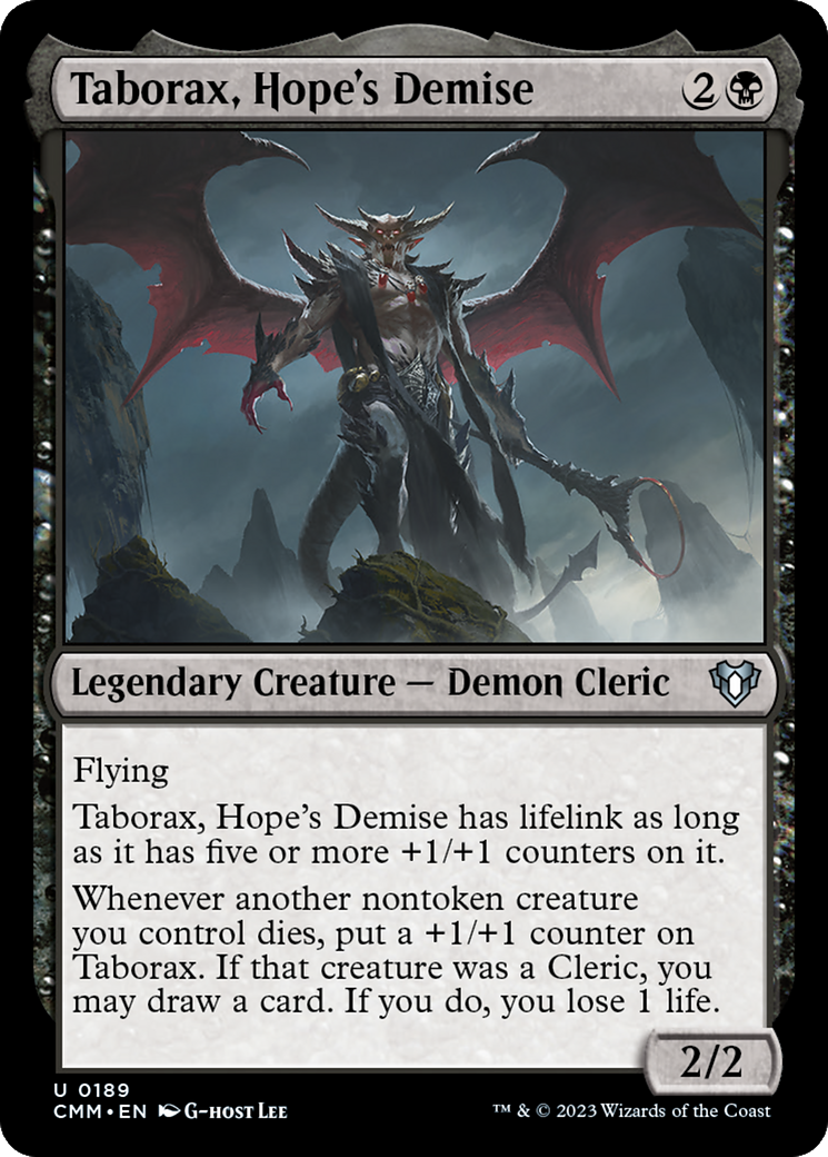 Taborax, Hope's Demise [Commander Masters] | Card Merchant Takapuna