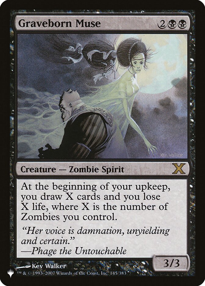 Graveborn Muse [The List] | Card Merchant Takapuna