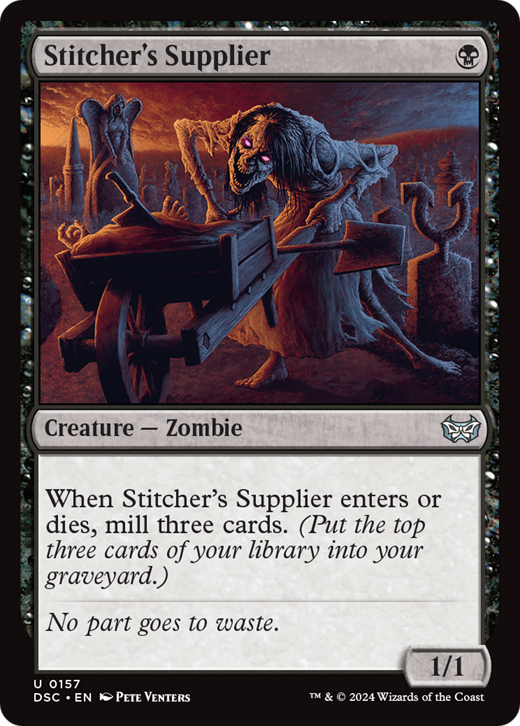 Stitcher's Supplier [Duskmourn: House of Horror Commander] | Card Merchant Takapuna