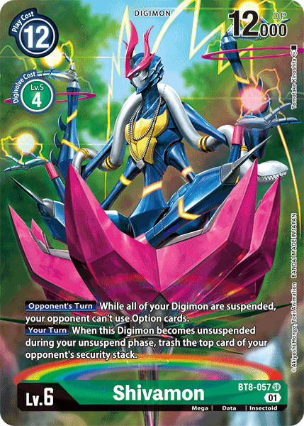 Shivamon [BT8-057] (Alternate Art) [New Awakening] | Card Merchant Takapuna